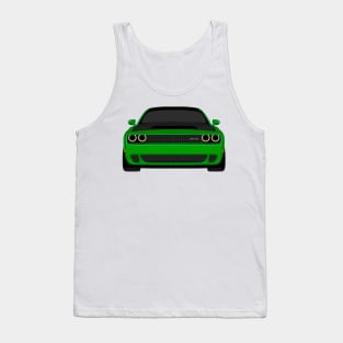 DODGE DEMON FRONT GREEN Tank Top